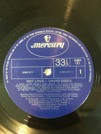 David Essex : Hot Love (LP)