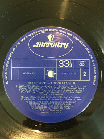 David Essex : Hot Love (LP)