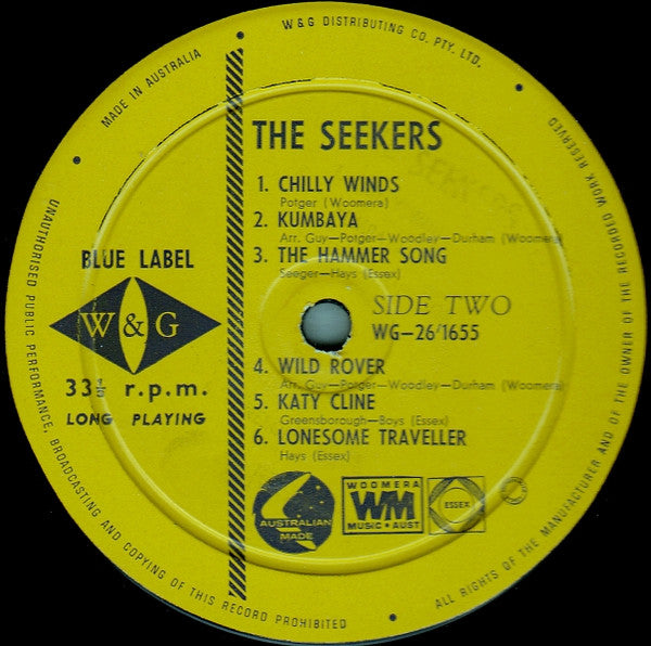 The Seekers : Introducing The Seekers (LP, Album, Yel)