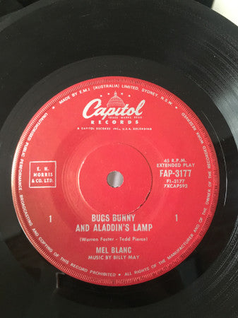 Henery Hawk, Bugs Bunny , featuring Mel Blanc : Henery Hawk / Bugs Bunny And Aladdin's Lamp (7", EP, Comp)
