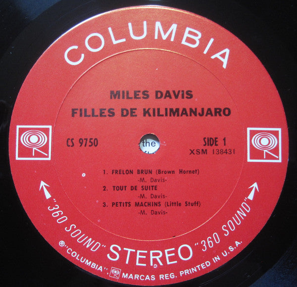 Miles Davis : Filles De Kilimanjaro (LP, Album, Ter)