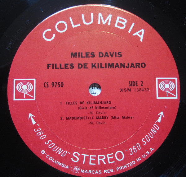 Miles Davis : Filles De Kilimanjaro (LP, Album, Ter)