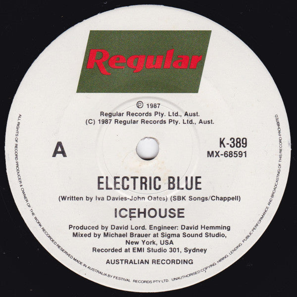 Icehouse : Electric Blue (7&quot;, Single)