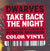 Dwarves : Take Back The Night (LP, Album, Ltd, Gre)