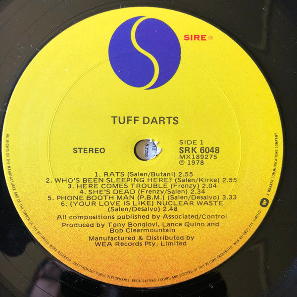 Tuff Darts : Tuff Darts! (LP, Album)