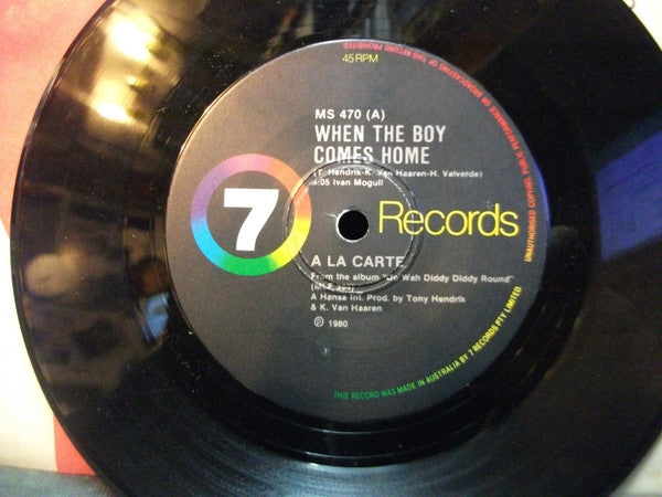 À La Carte : When The Boys Come Home (7", Single)