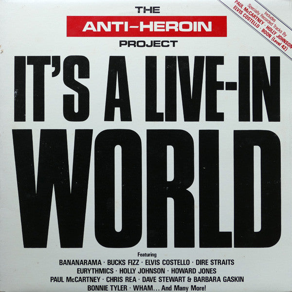 Various : It&#39;s A Live-In World - The Anti-Heroin Project (2xLP, Album)