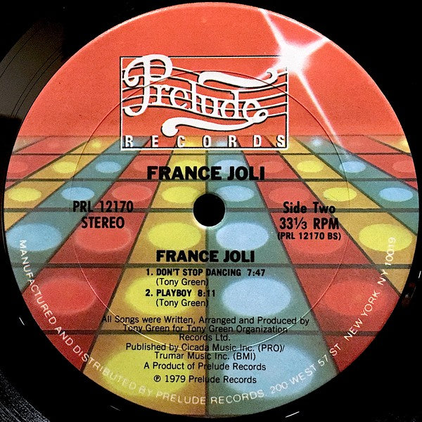 France Joli : France Joli (LP, Album)