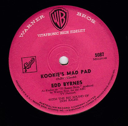 Edd "Kookie" Byrnes : Like I Love You / Kookie's Mad Pad (7", Single)