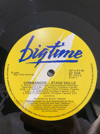 Stage Dolls : Commandos (LP, Album)