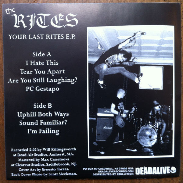 The Rites : Your Last Rites E.P. (7", EP)