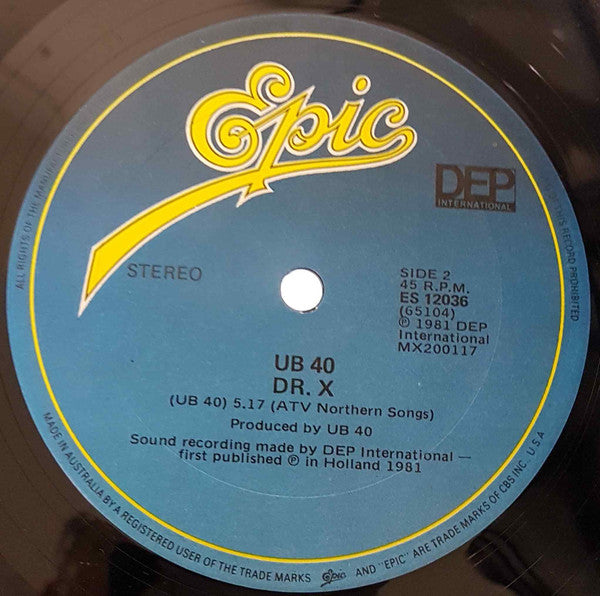 UB40 : Don't Walk On The Grass (12", Single)