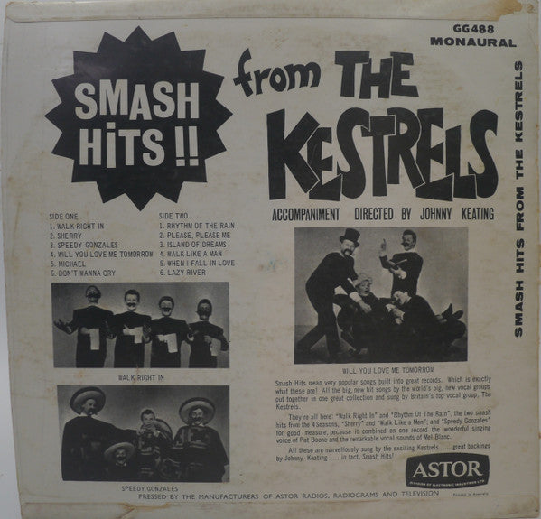 The Kestrels : Smash Hits From The Kestrels (LP, Mono)