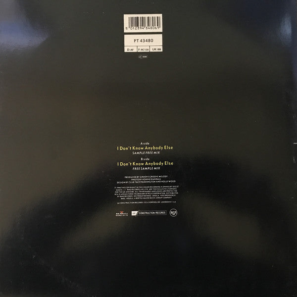 Black Box : I Don't Know Anybody Else (12", Single)