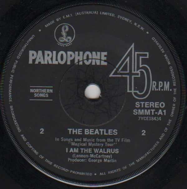 The Beatles : Magical Mystery Tour (2x7", EP)