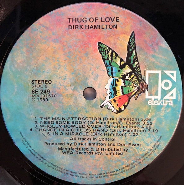 Dirk Hamilton : Thug Of Love (LP, Album)