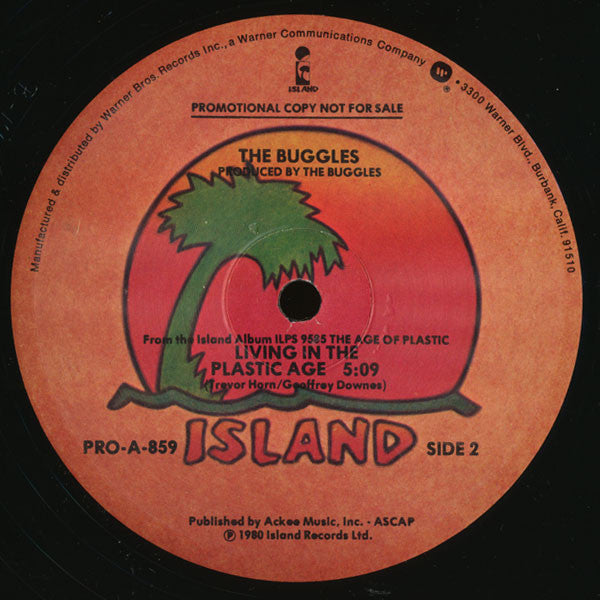 The Buggles : Clean Clean / Living In The Plastic Age (12", Promo)