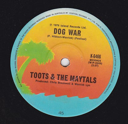 Toots & The Maytals : Reggae Got Soul (7")