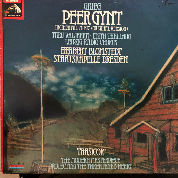 Edvard Grieg - Edith Thallaug, Taru Valjakka, Rundfunkchor Leipzig, Staatskapelle Dresden, Herbert Blomstedt : Peer Gynt - Incidental Music (Original Version) (LP, Ltd, Promo)