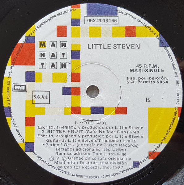 Little Steven : Fruta Amarga (12", Maxi)