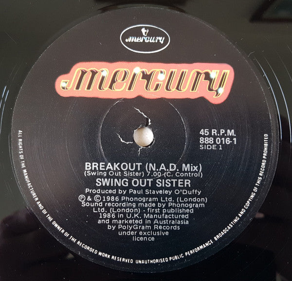 Buy Swing Out Sister : Breakout (12