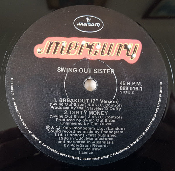 Buy Swing Out Sister : Breakout (12