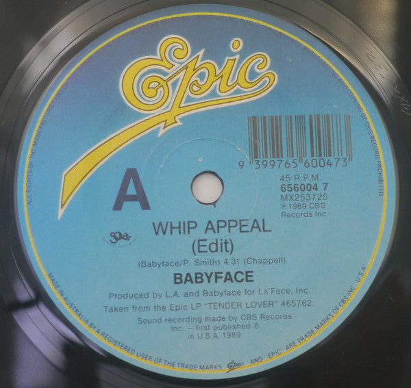 Babyface : Whip Appeal (7&quot;, Single)