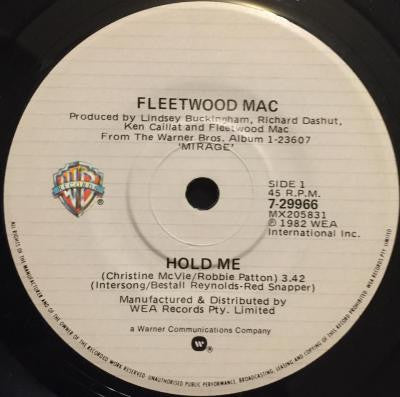 Fleetwood Mac : Hold Me (7&quot;, Single)