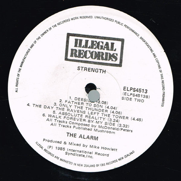 The Alarm : Strength (LP, Album)