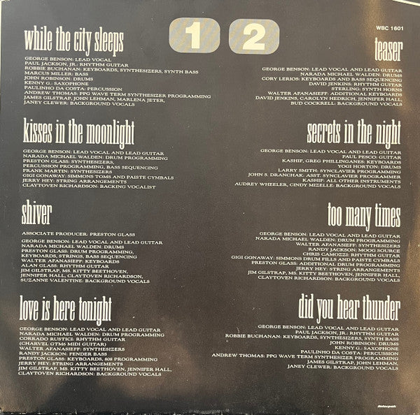 George Benson : While The City Sleeps... (LP, Album)