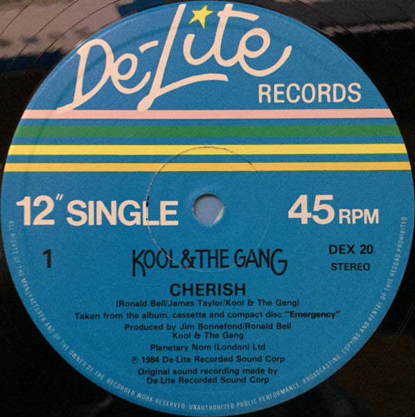 Kool & The Gang : Cherish (12", Single)