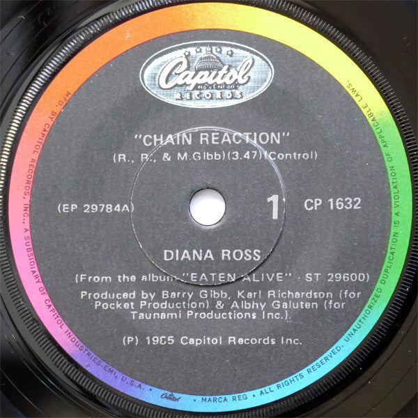 Diana Ross : Chain Reaction (7&quot;, Single)