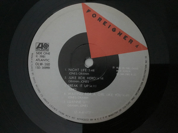 Foreigner : 4 (LP, Album)
