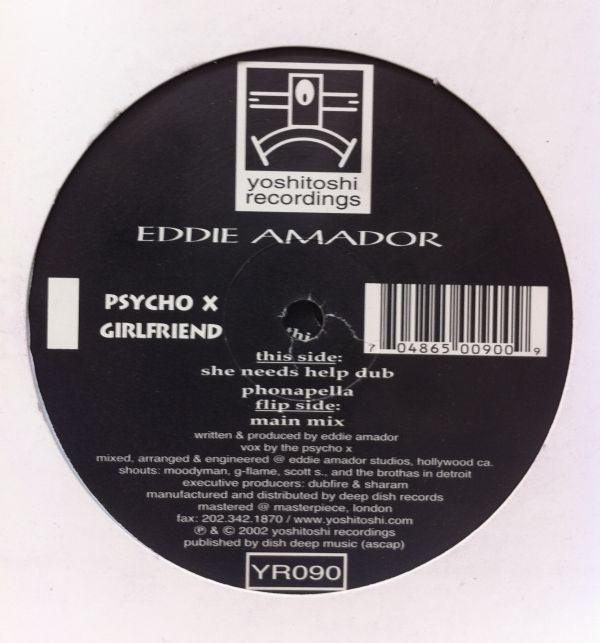 Eddie Amador : Psycho X Girlfriend (2x12", Whi)