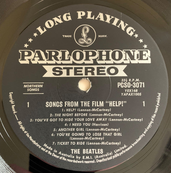 The Beatles : Help! (LP, Album, RP)