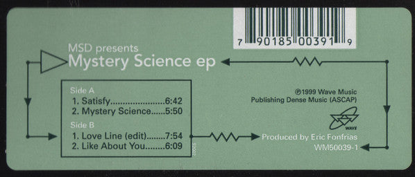 M.S.D.* : Mystery Science EP (12", EP)