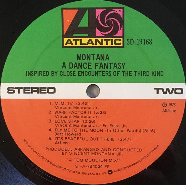 Montana : A Dance Fantasy Inspired By Close Encounters Of The Third Kind (LP, Album, Pre)