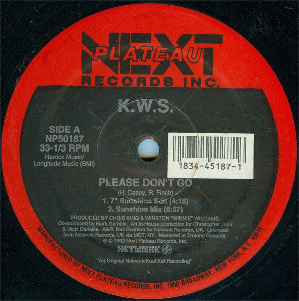 K.W.S. : Please Don't Go (12")