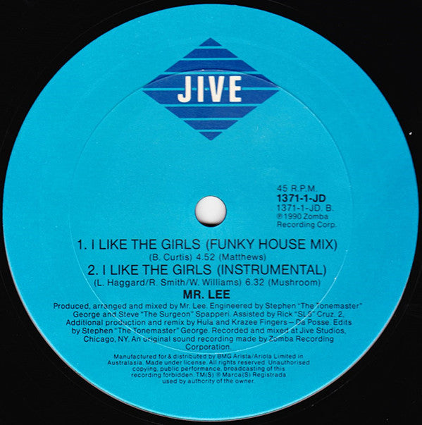 Mr. Lee : I Like The Girls (12")