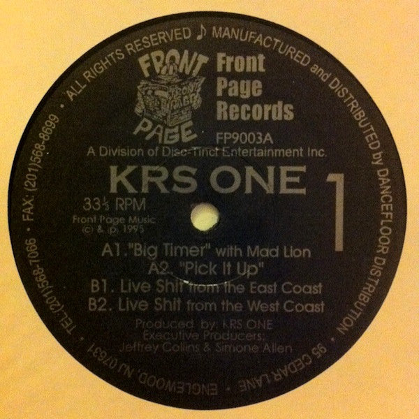 KRS-One : Big Timer (12")