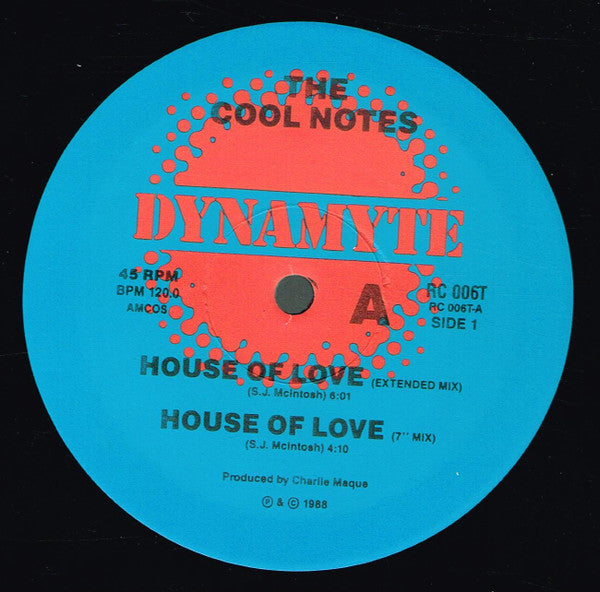 The Cool Notes : House Of Love (12")