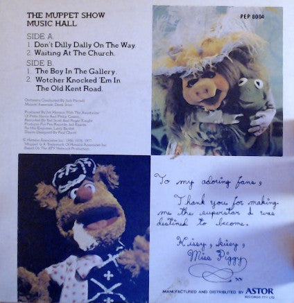 The Muppets : The Muppet Show Music Hall (7", EP)