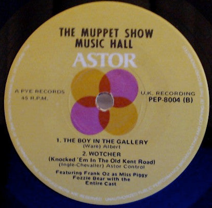 The Muppets : The Muppet Show Music Hall (7", EP)