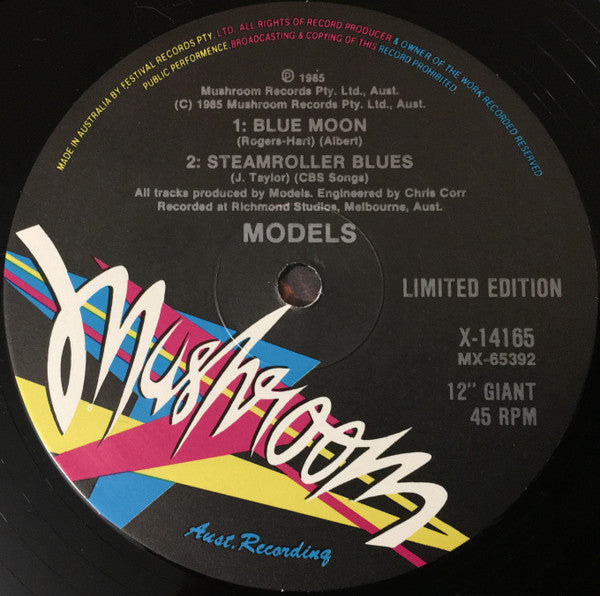 Models (2) : Barbados (12", Single, Ltd)