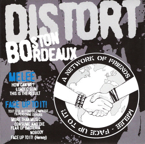 Melee (3) / Face Up To It! : Distort Boston Bordeaux (7")