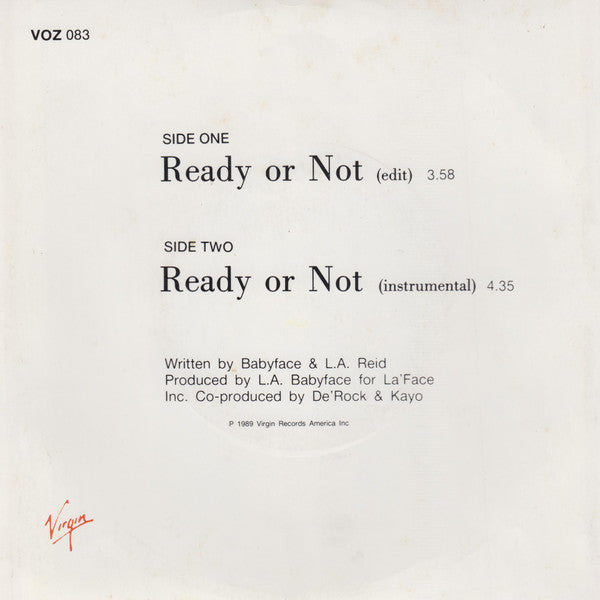 After 7 : Ready Or Not (7", Single)