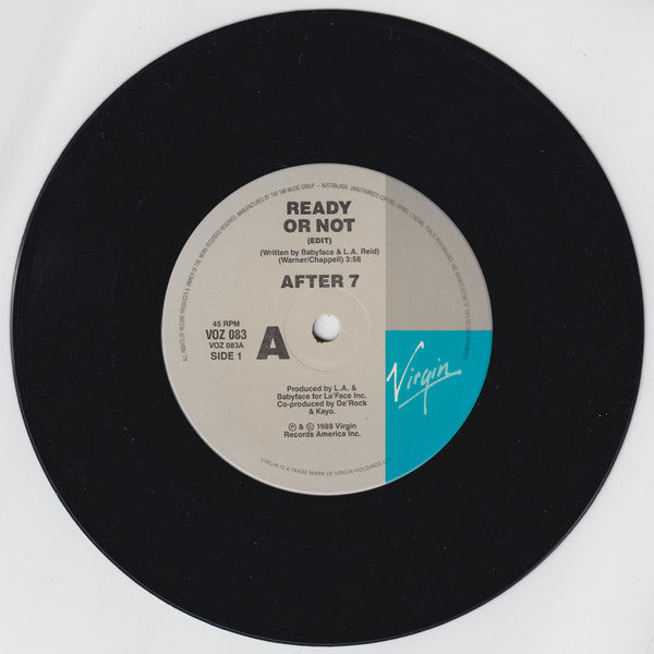 After 7 : Ready Or Not (7", Single)
