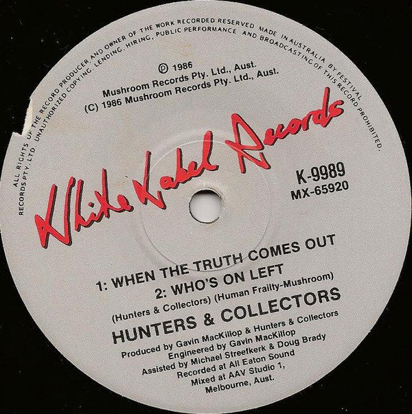 Hunters & Collectors : Throw Your Arms Around Me (7", Single)