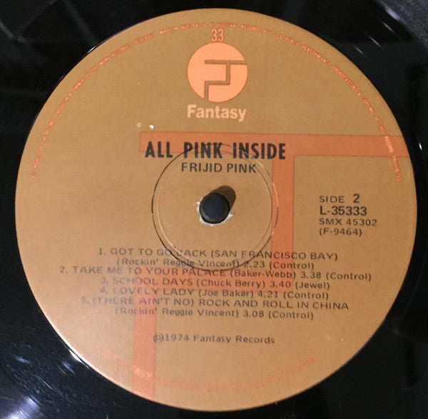 Frijid Pink : All Pink Inside (LP, Album)