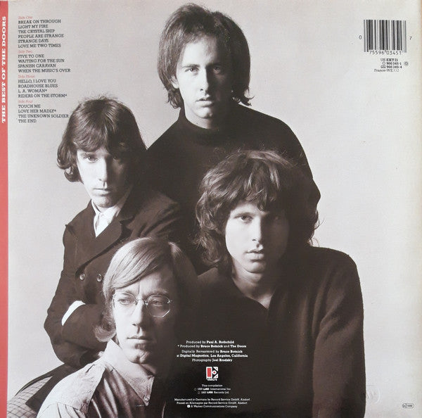 The Doors : The Best Of The Doors (2xLP, Comp, RM, Red)